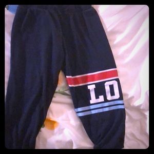 Love Capri sweatpants
